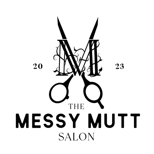 the messy mutt salon logo