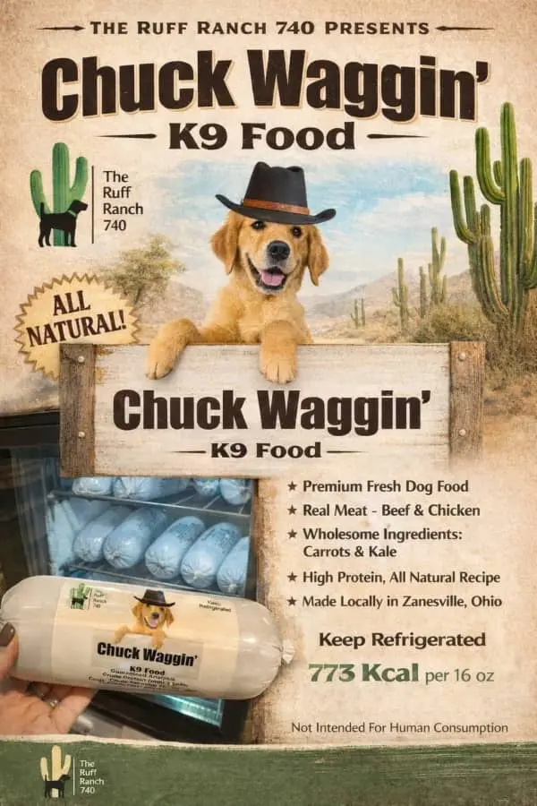 chuck waggin' dog food